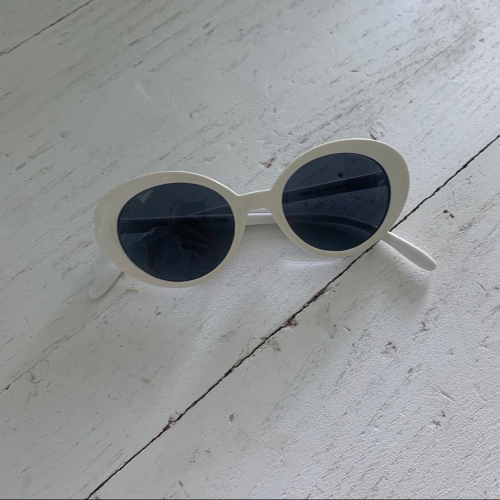 White Goggle Sunglasses